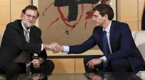 Mariano Rajoy y Albert Rivera. /Foto: noticiasdenavarra.com.