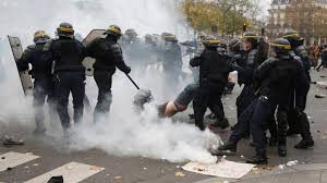 Imagen de los disturbios. /Foto: apertura.com.