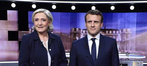 Una segura Marine Le Pen pone en evidencia a un agresivo Macron