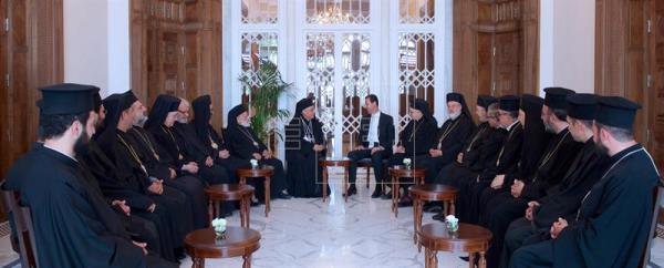 Al Assad agradece a la Iglesia melquita su patriotismo