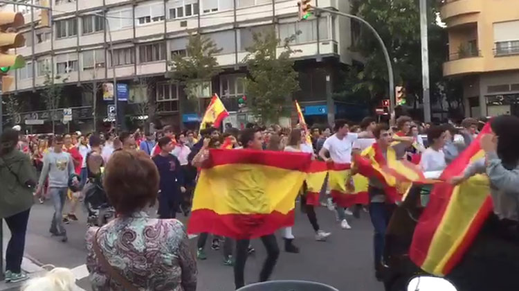 Domingo de orgullo español en Barcelona