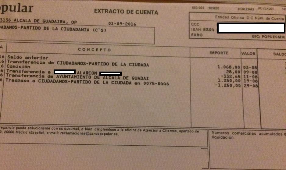 Escándalo: Ciudadanos pagó su sede electoral de Alcalá de Guadaira con dinero del Ayuntamiento