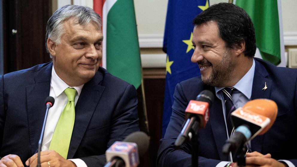 Orban y Salvini escenifican una alianza contra Macron y las políticas proinmigración