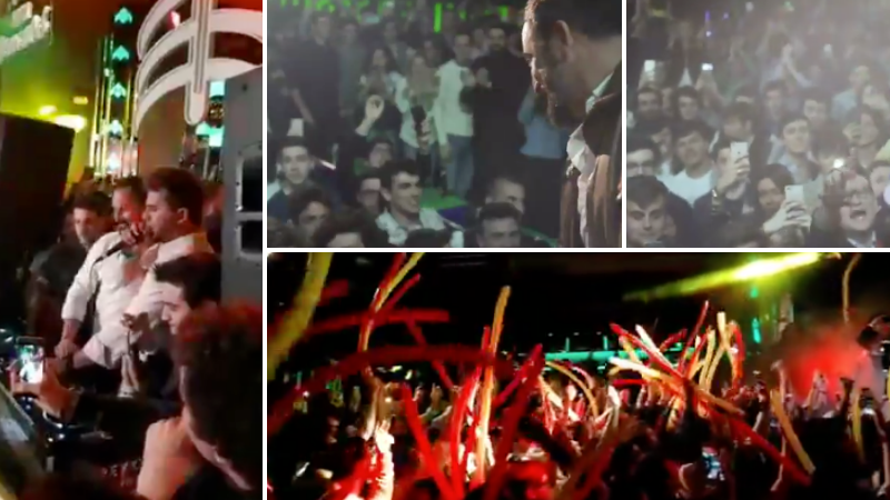 DJ Santiago Abascal cae en lo hortera y roza la falta de respeto al Himno nacional
