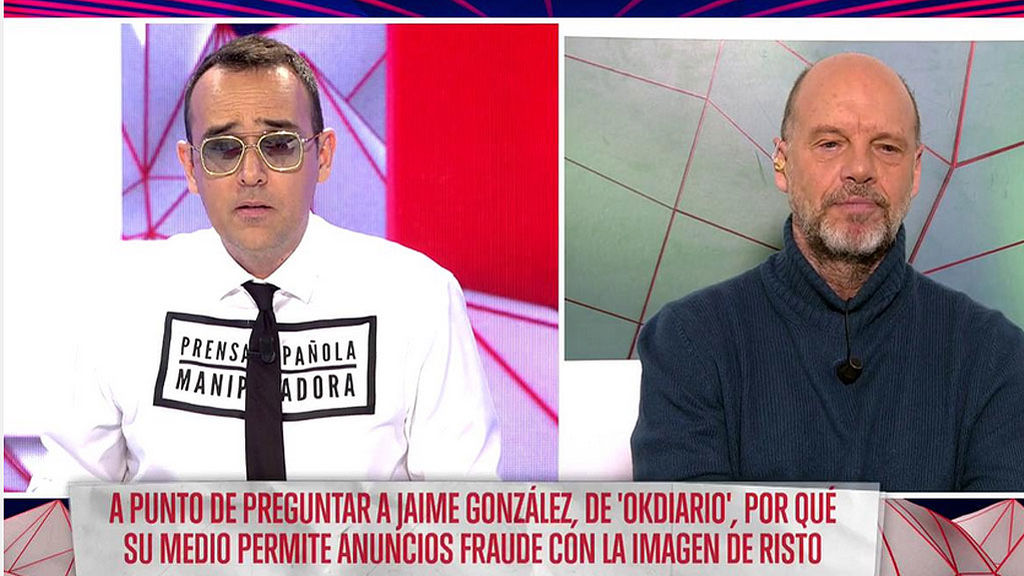 Fuerte bronca en Todo es mentira con Jaime González a propósito de «Fake diario»