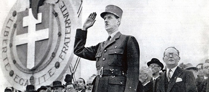 La liga de defensa africana negra insulta la memoria del general de Gaulle
