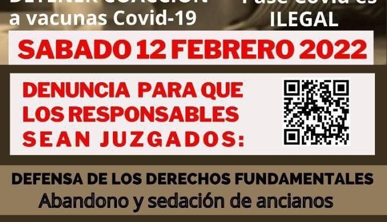 Manifestación en Madrid el 12 de febrero, para que haya Justicia