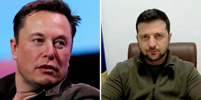Elon Musk pide que Ucrania busque la paz y Zelensky arremete contra él