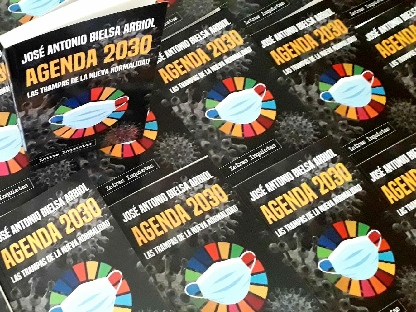 José Antonio Bielsa Arbiol firmará este viernes en Zaragoza ejemplares de Agenda 2030: Las trampas de la Nueva Normalidad