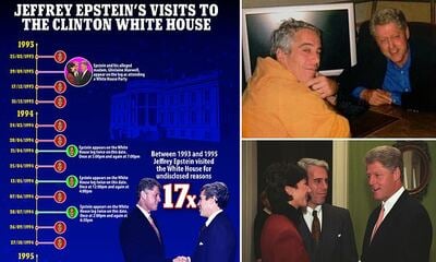 Escandalosas relaciones del pedófilo Jeff Epstein con el presidente Bill Clinton