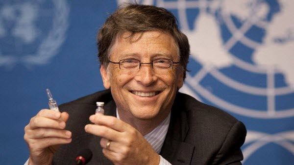 Bill Gates es un tarado megalómano genocida